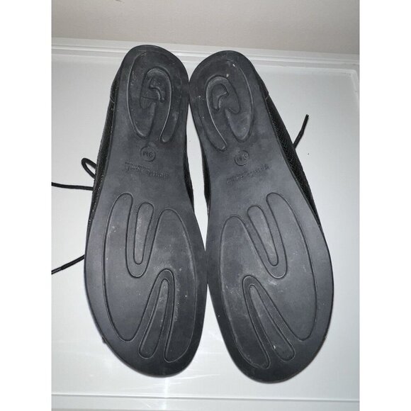 GENTLE SOULS by Kenneth Cole Betsi Flat Lace-up Sandal Sandal Black Sz 9M - Picture 11 of 13